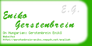 eniko gerstenbrein business card